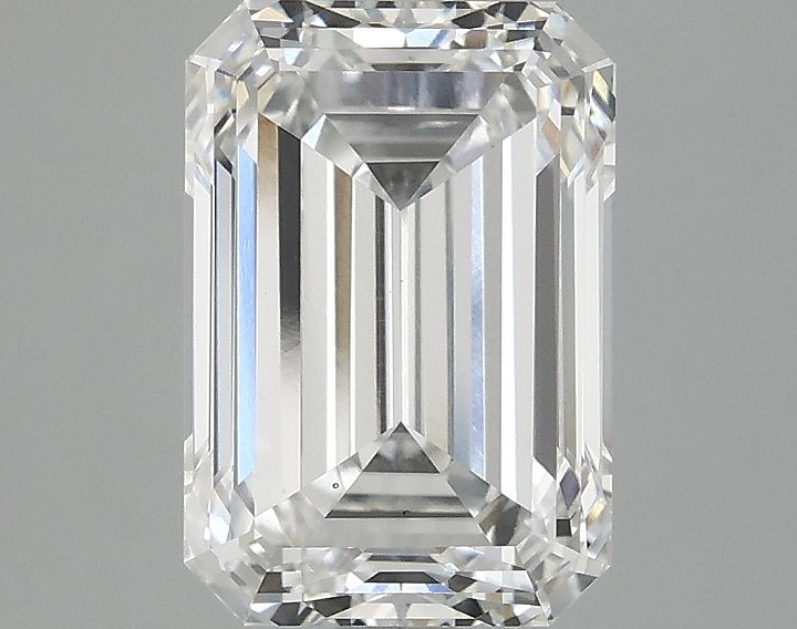 3.01 Carat Emerald Shaped Ideal Cut VS1 IGI Certified Lab Grown Diamond