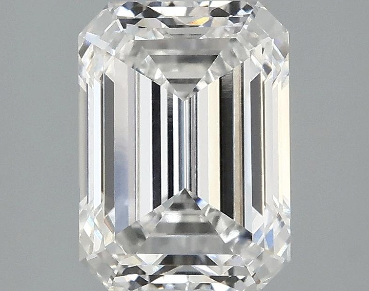 2.57 Carat Emerald Shaped Excellent Cut VVS2 IGI Certified Lab Grown Diamond