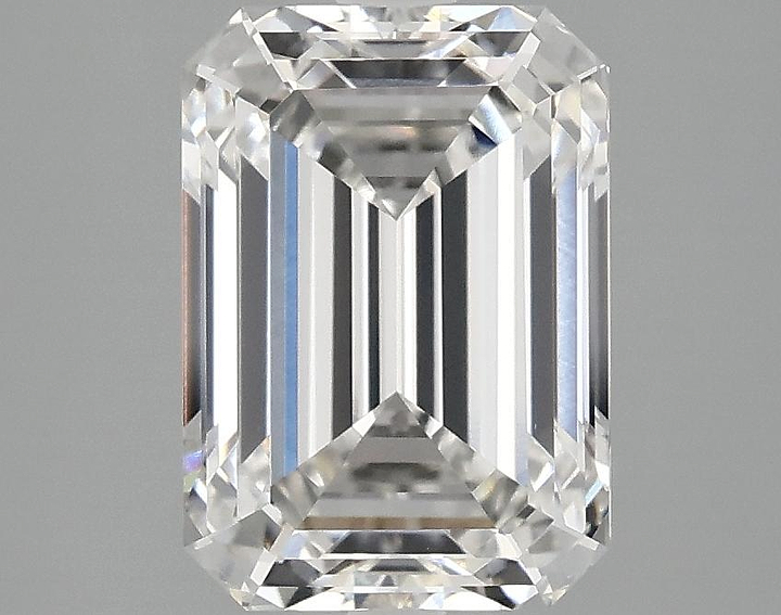 3.03 Carat Emerald Shaped Ideal Cut VVS2 IGI Certified Lab Grown Diamond