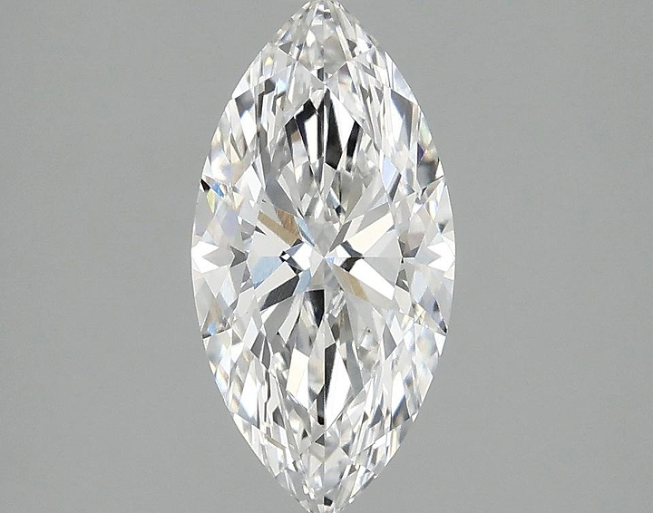 1.5 Carat Marquise Shaped Ideal Cut VVS2 IGI Certified Lab Grown Diamond