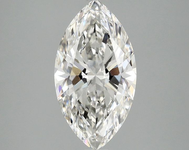 2.98 Carat Marquise Shaped Excellent Cut VVS2 IGI Certified Lab Grown Diamond