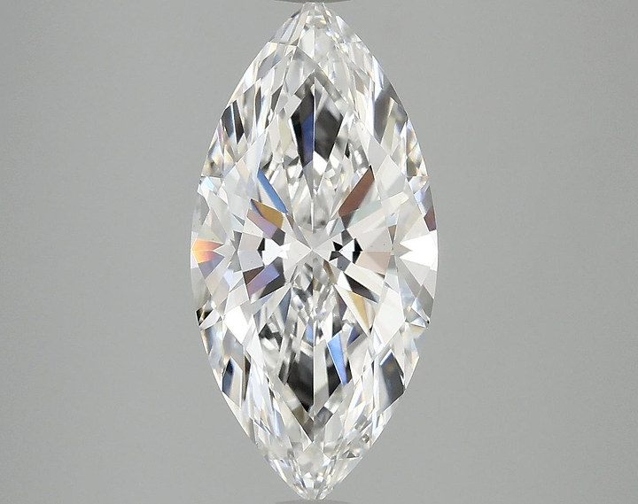 2.97 Carat Marquise Shaped Excellent Cut VS1 IGI Certified Lab Grown Diamond