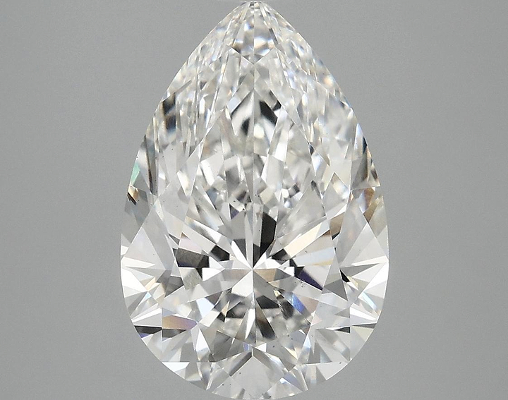 4.05 Carat Pear Shaped Excellent Cut VS2 IGI Certified Lab Grown Diamond