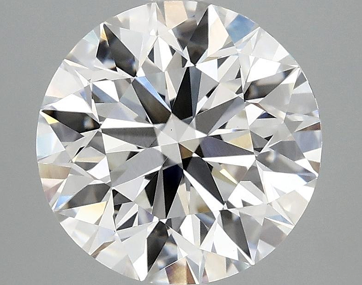 3.07 Carat Round Shaped Excellent Cut VS1 IGI Certified Lab Grown Diamond