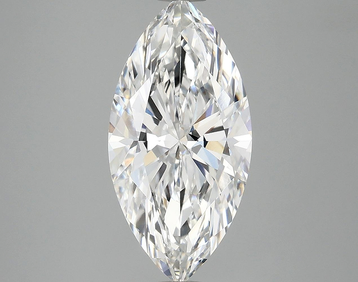 3.06 Carat Marquise Shaped Ideal Cut VVS2 IGI Certified Lab Grown Diamond