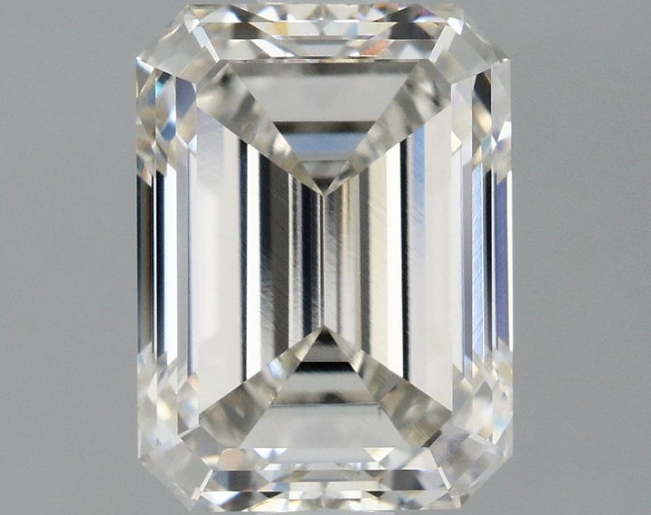 2.09 Carat Emerald Shaped Excellent Cut VVS2 IGI Certified Lab Grown Diamond