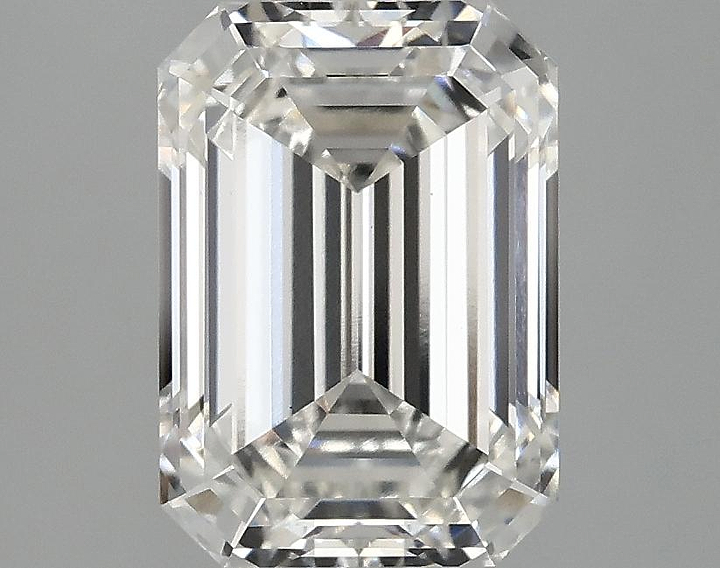 2.91 Carat Emerald Shaped Ideal Cut VVS2 IGI Certified Lab Grown Diamond
