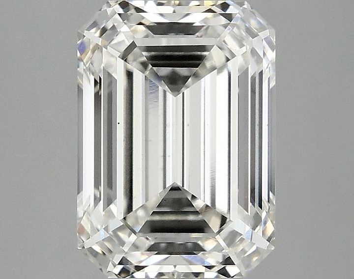 3.08 Carat Emerald Shaped Ideal Cut VS1 IGI Certified Lab Grown Diamond