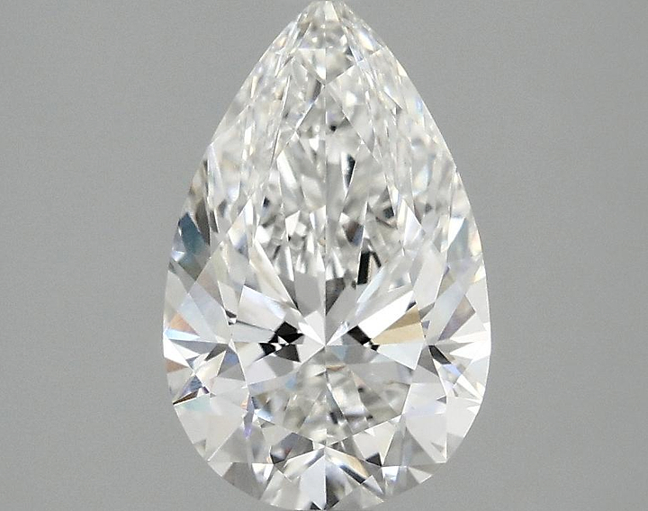 1.9 Carat Pear Shaped Ideal Cut VVS2 IGI Certified Lab Grown Diamond