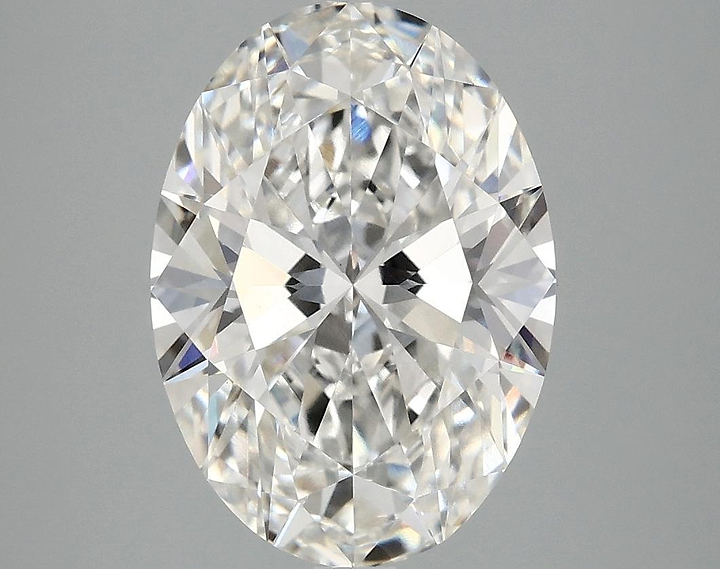 3.8 Carat Oval Shaped Ideal Cut VVS2 IGI Certified Lab Grown Diamond