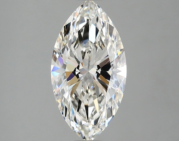 2.01 Carat Marquise Shaped Excellent Cut VVS2 IGI Certified Lab Grown Diamond