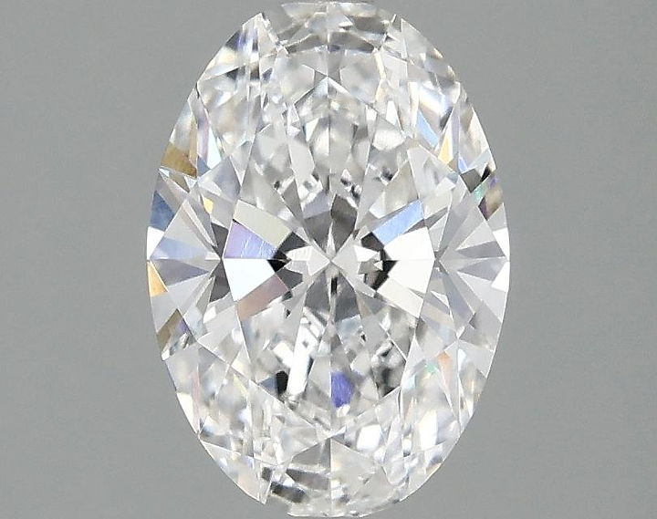 1.54 Carat Oval Shaped Ideal Cut VVS2 IGI Certified Lab Grown Diamond