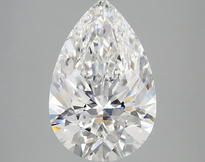 4.03 Carat Pear Shaped Excellent Cut VVS2 IGI Certified Lab Grown Diamond