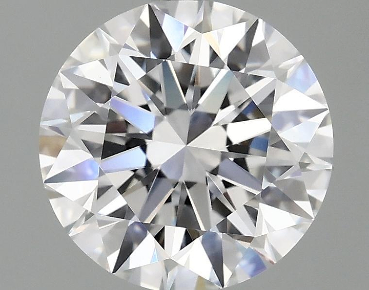 2.55 Carat Round Shaped Excellent Cut VVS2 IGI Certified Lab Grown Diamond