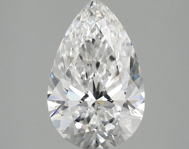 2.0 Carat Pear Shaped Ideal Cut VS2 IGI Certified Lab Grown Diamond