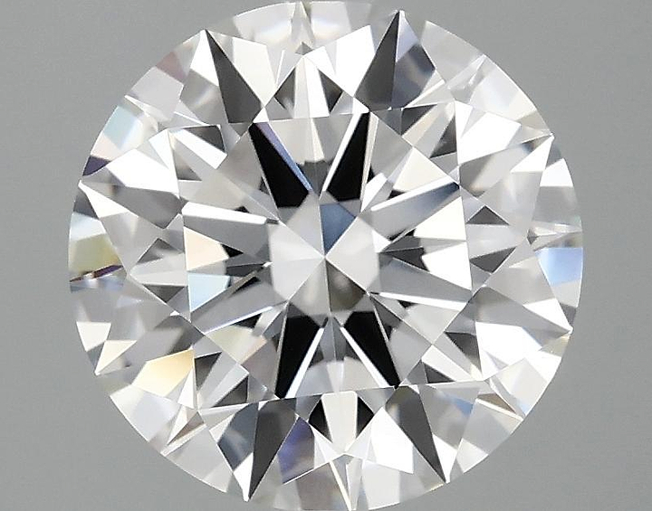 3.08 Carat Round Shaped Ideal Cut VVS2 IGI Certified Lab Grown Diamond