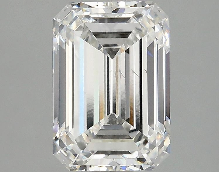 1.98 Carat Emerald Shaped Ideal Cut SI1 IGI Certified Lab Grown Diamond