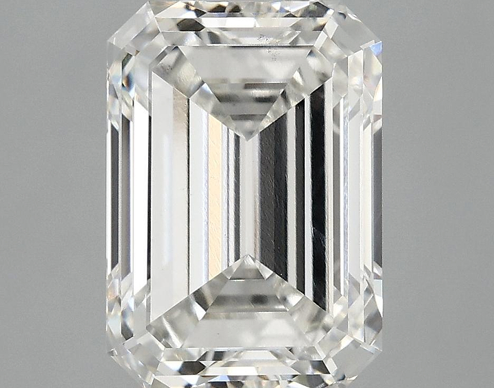 3.47 Carat Emerald Shaped Ideal Cut VS1 IGI Certified Lab Grown Diamond