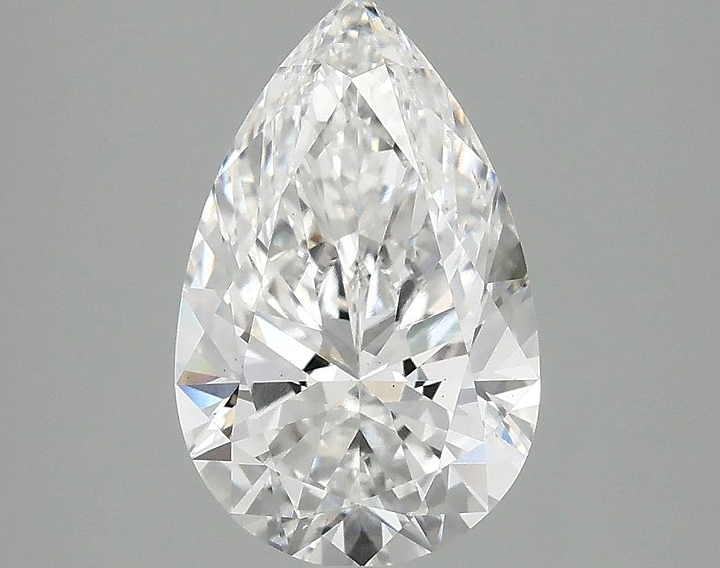 2.16 Carat Pear Shaped Ideal Cut VS1 IGI Certified Lab Grown Diamond