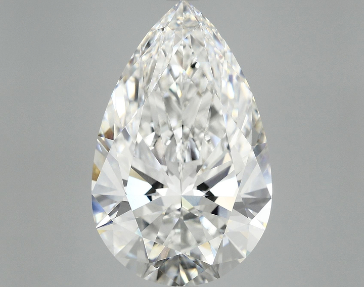 10.4 Carat Pear Shaped Ideal Cut VVS2 IGI Certified Lab Grown Diamond