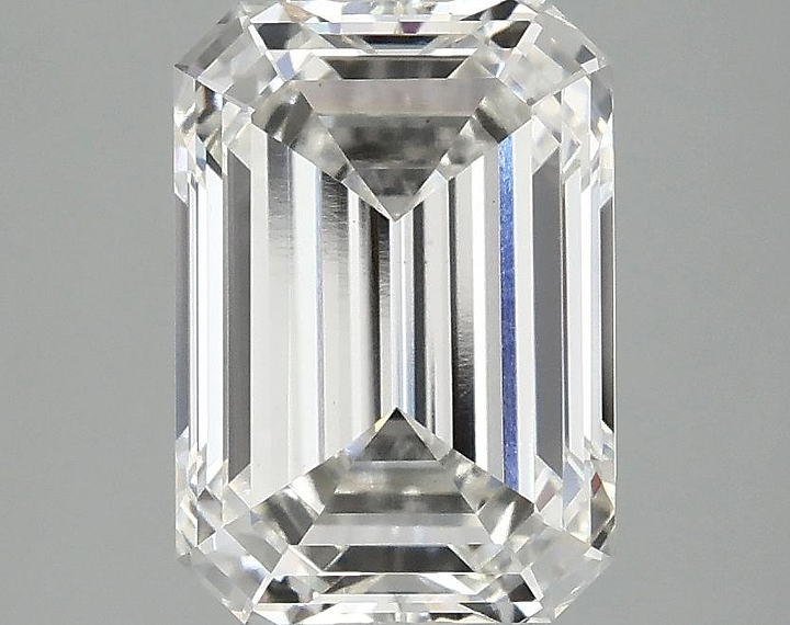 3.09 Carat Emerald Shaped Ideal Cut VS1 IGI Certified Lab Grown Diamond