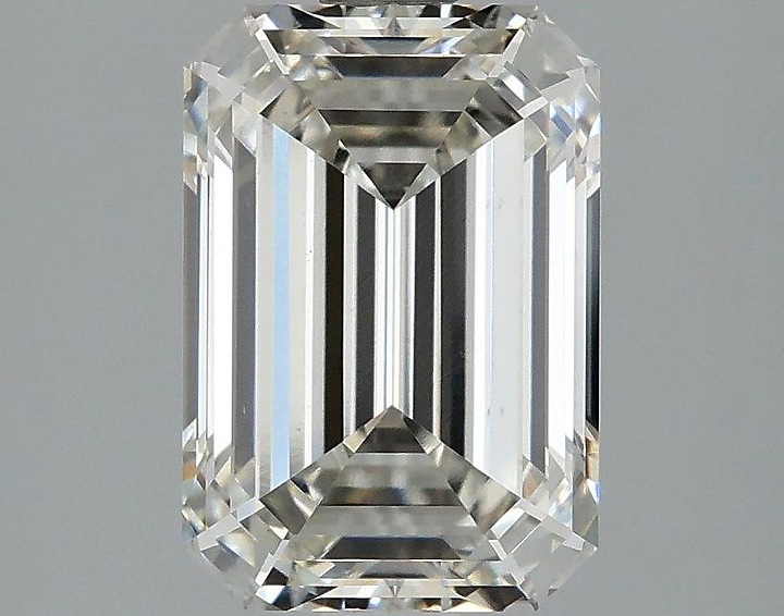 2.58 Carat Emerald Shaped Ideal Cut VS1 IGI Certified Lab Grown Diamond