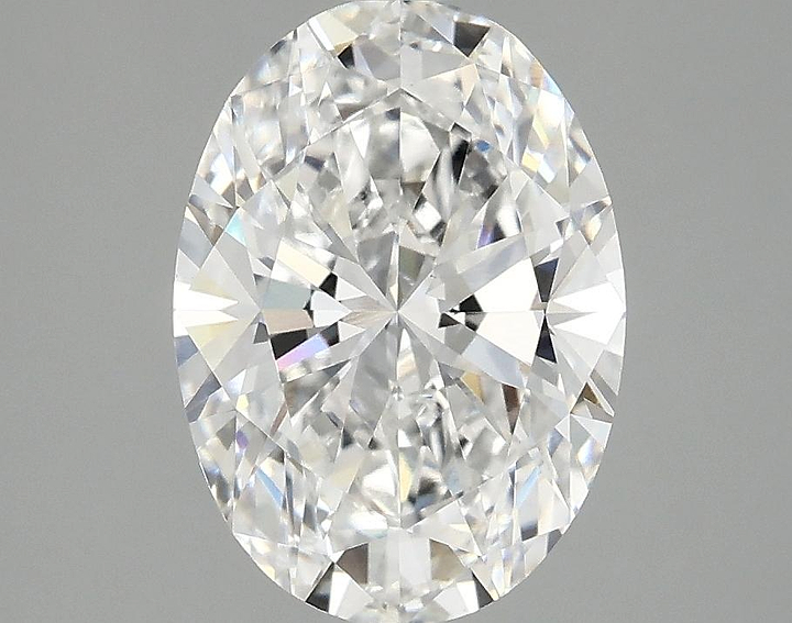 2.5 Carat Oval Shaped Ideal Cut VVS2 IGI Certified Lab Grown Diamond
