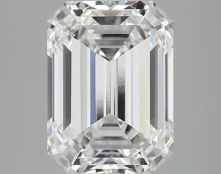 3.09 Carat Emerald Shaped Excellent Cut VS1 IGI Certified Lab Grown Diamond
