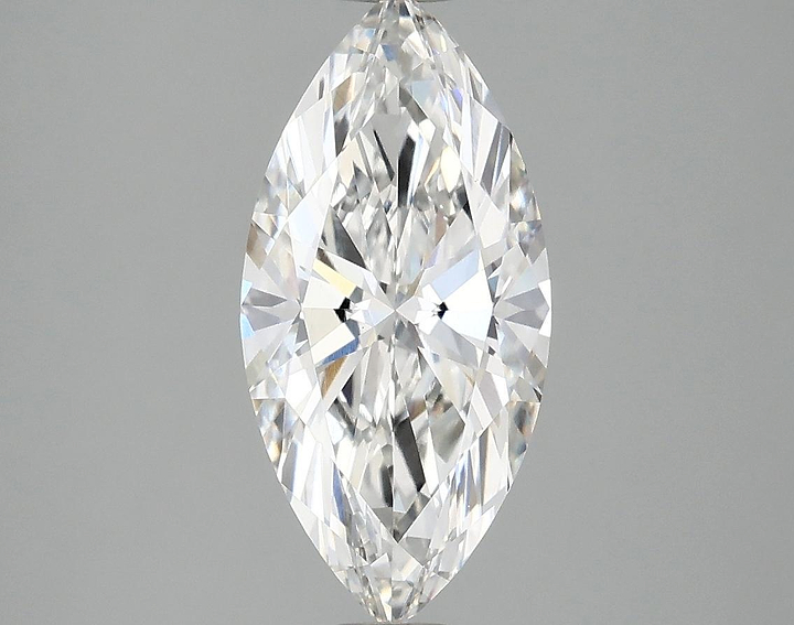 2.0 Carat Marquise Shaped Excellent Cut VVS2 IGI Certified Lab Grown Diamond