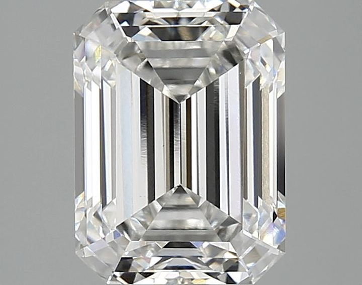 3.03 Carat Emerald Shaped Excellent Cut VS1 IGI Certified Lab Grown Diamond