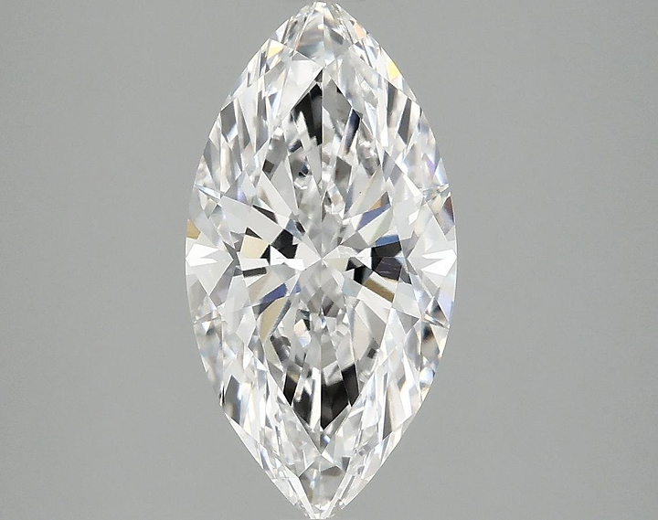 2.45 Carat Marquise Shaped Ideal Cut VVS2 IGI Certified Lab Grown Diamond