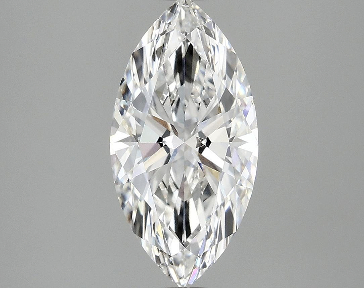 2.02 Carat Marquise Shaped Ideal Cut VVS2 IGI Certified Lab Grown Diamond