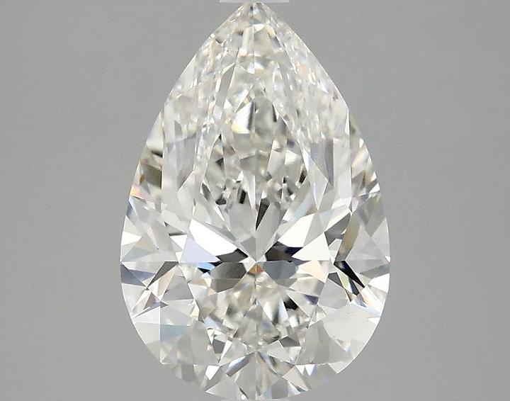 2.5 Carat Pear Shaped Excellent Cut VVS2 IGI Certified Lab Grown Diamond