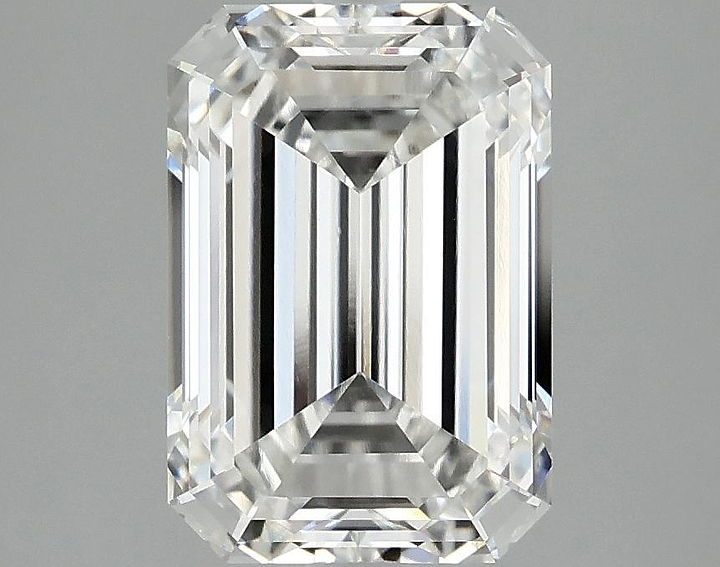 2.97 Carat Emerald Shaped Ideal Cut VS1 IGI Certified Lab Grown Diamond