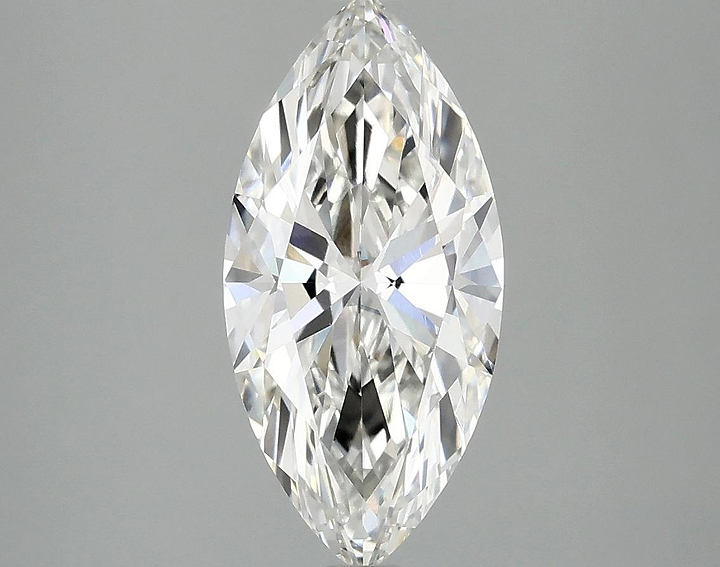 2.02 Carat Marquise Shaped Excellent Cut VVS2 IGI Certified Lab Grown Diamond