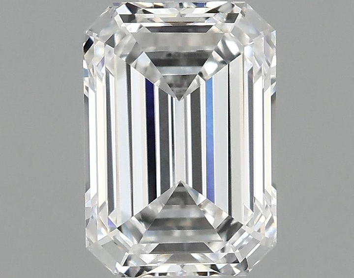 0.97 Carat Emerald Shaped Ideal Cut VVS2 IGI Certified Lab Grown Diamond