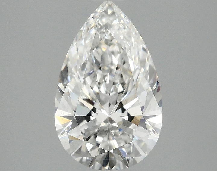 2.06 Carat Pear Shaped Ideal Cut SI1 IGI Certified Lab Grown Diamond