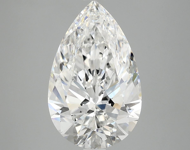4.04 Carat Pear Shaped Ideal Cut VS1 IGI Certified Lab Grown Diamond