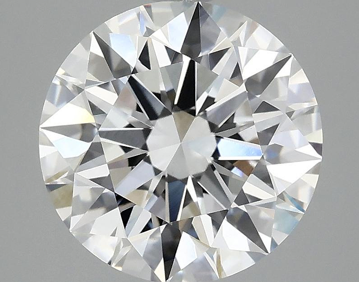 3.09 Carat Round Shaped Ideal Cut VVS2 IGI Certified Lab Grown Diamond