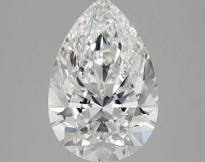 2.5 Carat Pear Shaped Excellent Cut VS1 IGI Certified Lab Grown Diamond