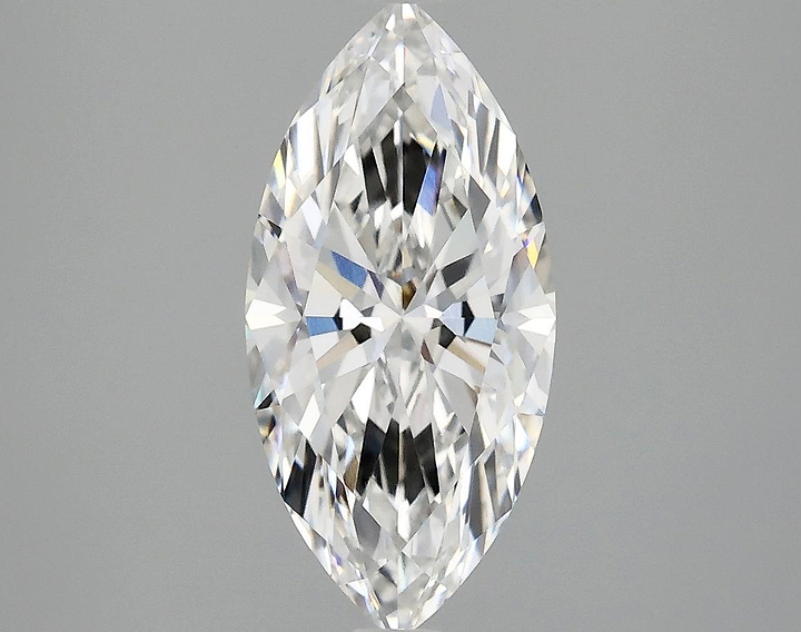 2.06 Carat Marquise Shaped Excellent Cut VVS2 IGI Certified Lab Grown Diamond