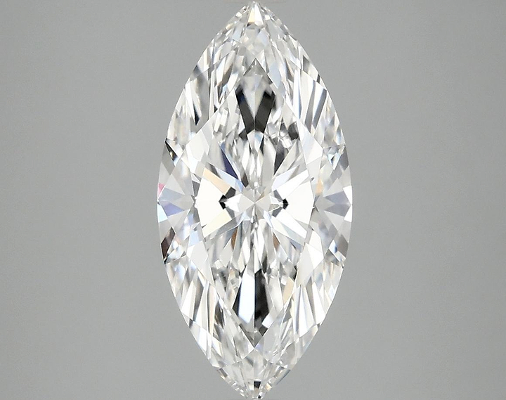 2.09 Carat Marquise Shaped Excellent Cut VVS2 IGI Certified Lab Grown Diamond