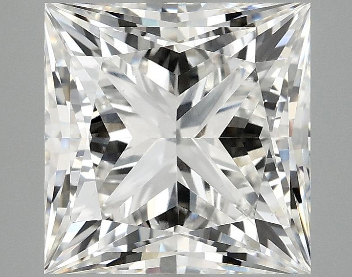 4.19 Carat Princess Shaped Ideal Cut VS1 IGI Certified Lab Grown Diamond