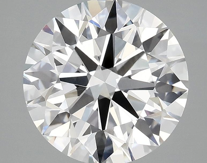 3.04 Carat Round Shaped Ideal Cut VVS2 IGI Certified Lab Grown Diamond
