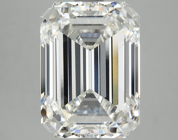 5.02 Carat Emerald Shaped Excellent Cut SI1 IGI Certified Lab Grown Diamond