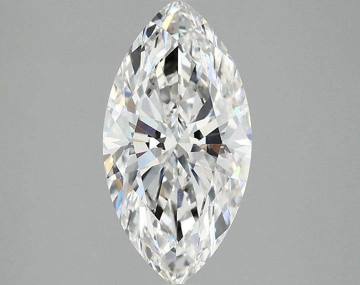2.06 Carat Marquise Shaped Ideal Cut VVS2 IGI Certified Lab Grown Diamond