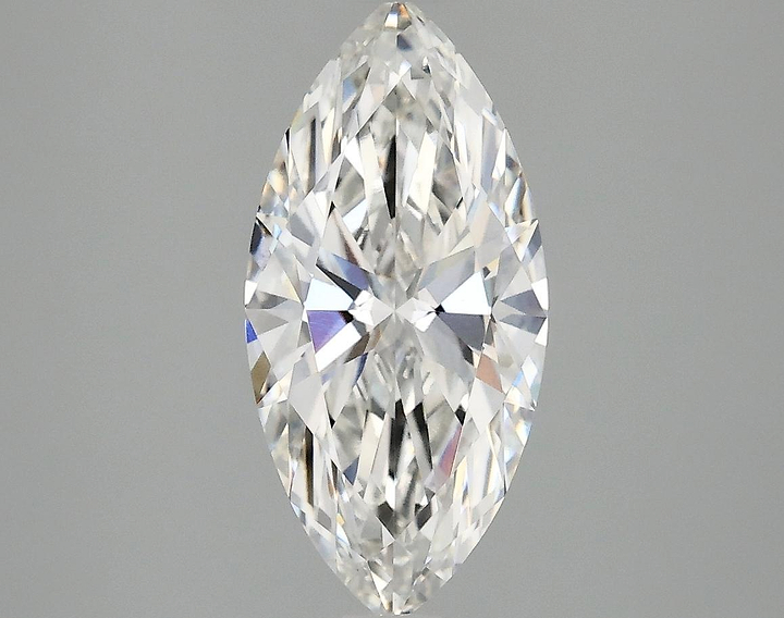 2.01 Carat Marquise Shaped Excellent Cut VVS2 IGI Certified Lab Grown Diamond