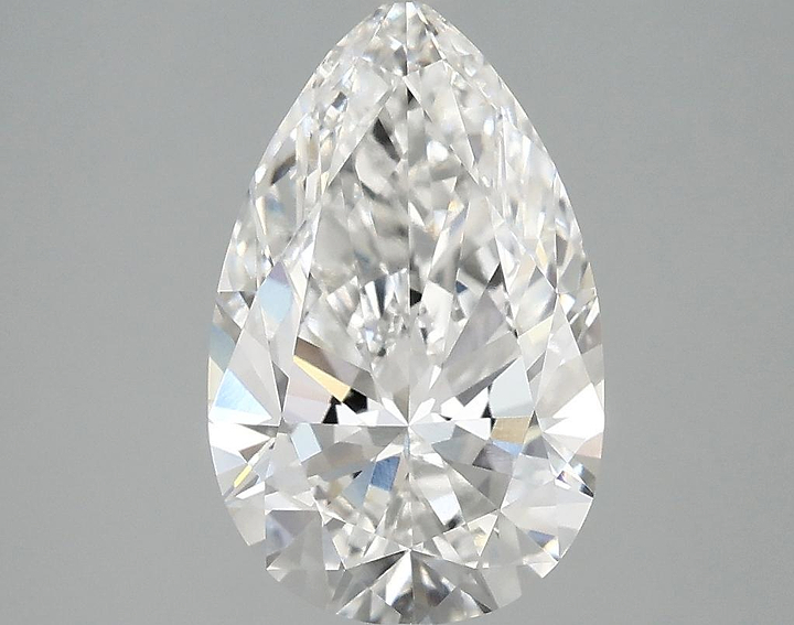 2.41 Carat Pear Shaped Ideal Cut VVS2 IGI Certified Lab Grown Diamond