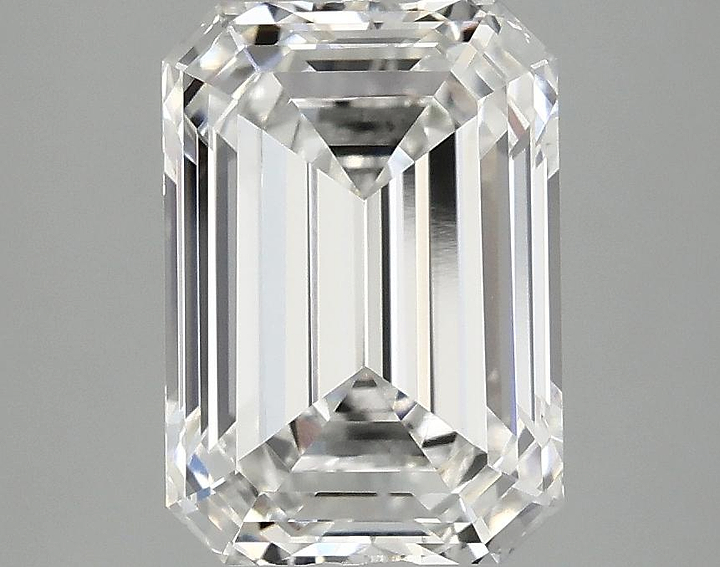 3.06 Carat Emerald Shaped Ideal Cut VS1 IGI Certified Lab Grown Diamond