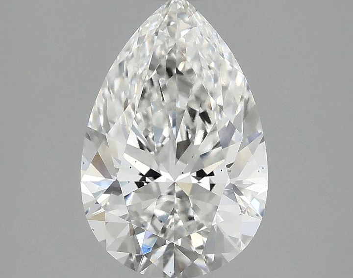 2.02 Carat Pear Shaped Excellent Cut VS2 IGI Certified Lab Grown Diamond
